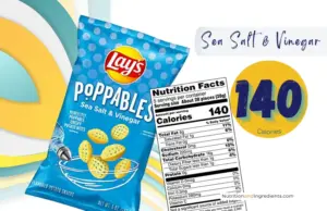 Bag of Lay's Sea Salt & Vinegar Poppables potato chips.