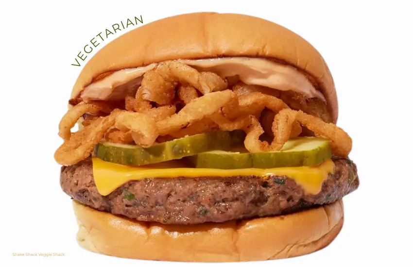 Shake Shack vegetarian burger, the Veggie Shack.