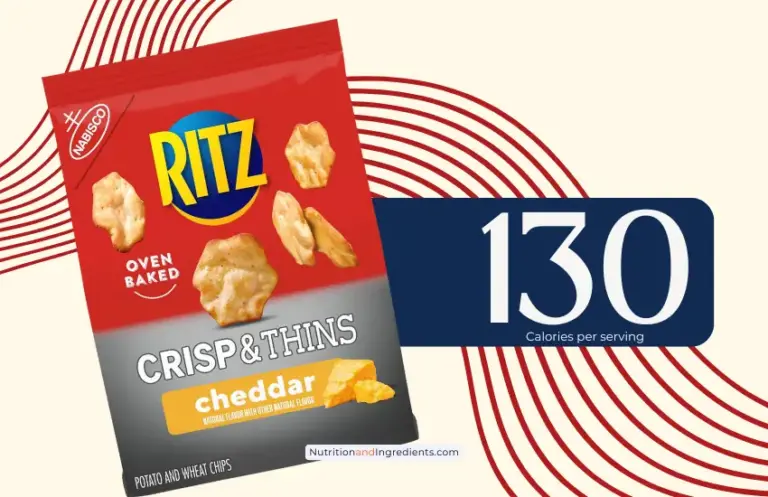 Bag of Ritz Thin & Crisp Cheddar flavored cracker chips.