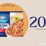 Package of a Birds Eye frozen lasagna with meat oven bake meal with text '200 calories per serving'.