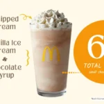 McDonald's Chocolate milkshake with text '67 grams total sugars'.