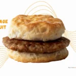 McDonald's sausage biscuit sandwich