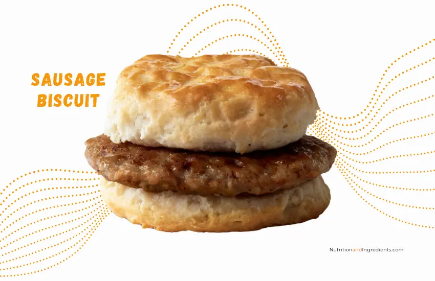 McDonald's sausage biscuit sandwich