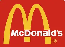 McDonald's red and yellow logo