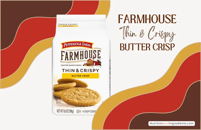 Package of butter crisp cookies made and marketed by Pepperidge Farm.