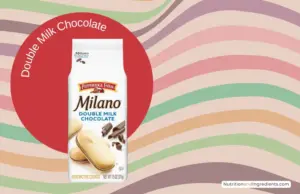 Package of Pepperidge Farm Milano Double Milk Chocolate cookies.