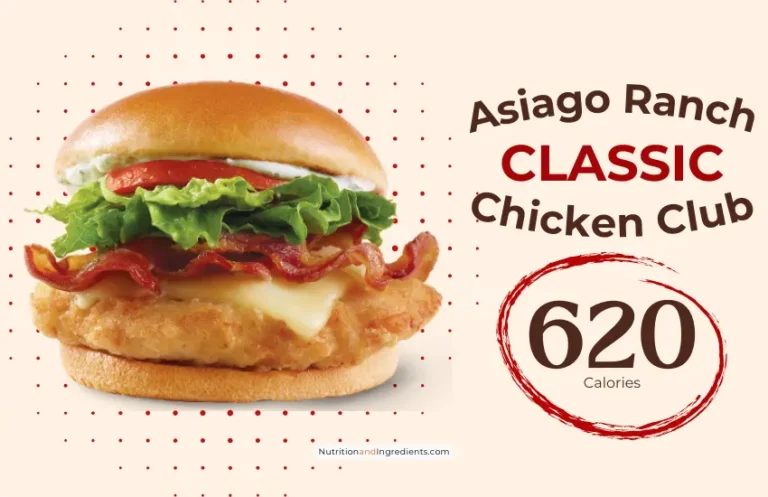 Grilled chicken sandwich with asiago ranch from Wendy's restaurant and text '490 calories'.