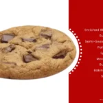 Wendy's chocolate chunk cookie and list of ingredients.