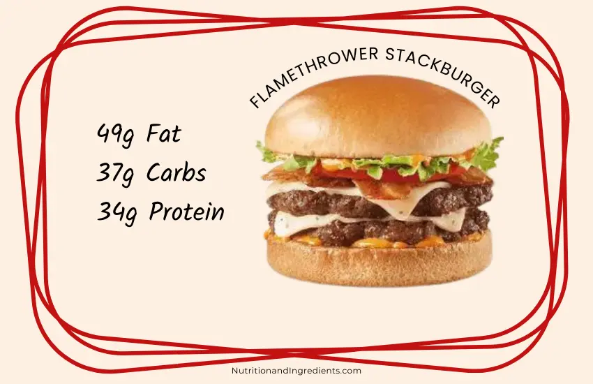 Flamethrower stackburger sandwich from Dairy Queen.