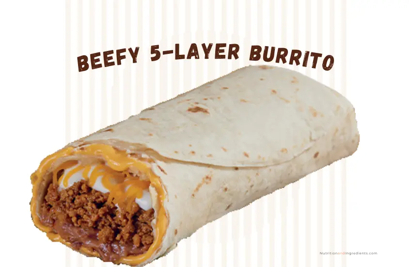 Five layer beefy burrito from Taco Bell.