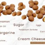 Many Cinnabon Delights from Taco Bell with text listing some of the ingredients.