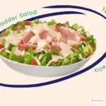 Firehouse Subs Hook & Ladder Salad with text 'turkey, ham, mozzarella'.