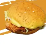 Chicken sandwich from KFC restaurant