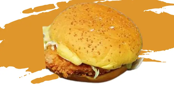 Chicken sandwich from KFC restaurant