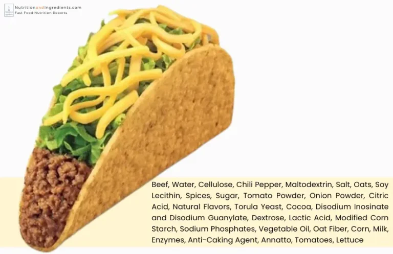 Taco Bell Crunchy Taco with text "170 calories."