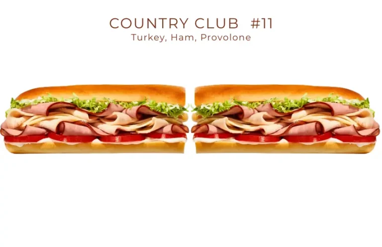 Country club turkey and ham sandwich from Jimmy John's restaurant.