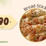 Bread sticks from Barro's PIzza restaurant with text '190+ calories'.