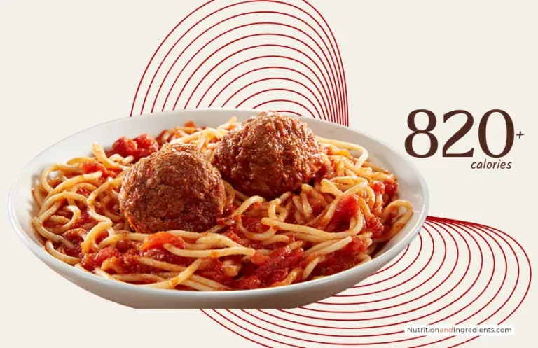 Plate of spaghetti and meatballs from Barro's Pizza restaurant.