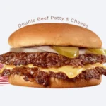 Double patty cheeseburger from Steak 'n Shake.