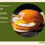 Egg and cheese sandwich on brioche bread from Panera Bread quick serve restaurant.