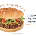 Taco Burger from TacoTime