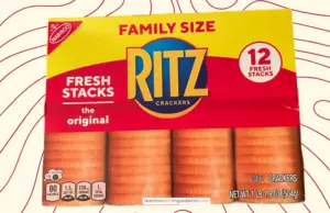 Box of classic Ritz Crackers.