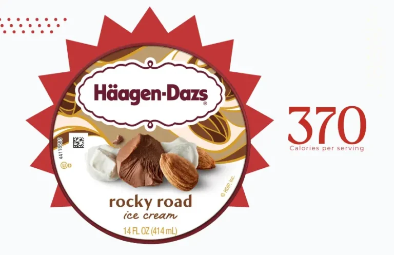 Top lid from Haagen Dazs rocky road ice cream.