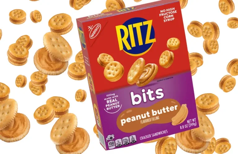Box of Ritz peanut butter flavored cracker sandwiches.