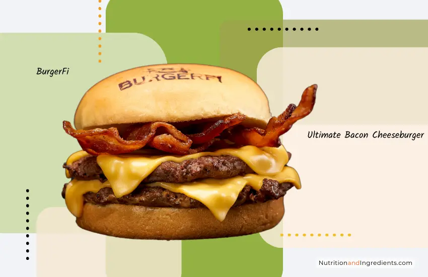 Ultimate bacon cheeseburger on Burgerfi menu.