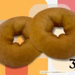 Two old fashioned style donuts from Dunkin' Donuts.