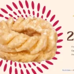 Dunkin' French Cruller Donut with text '230 calories'.