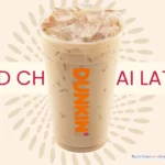 Dunkin' Iced chai latte.