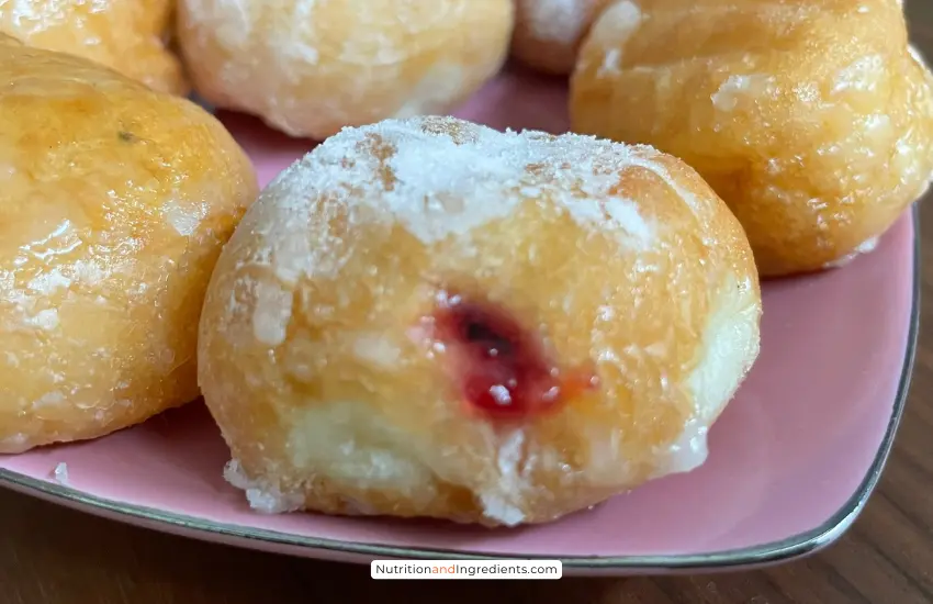 Jelly filled donut hole from Dunkin' Donuts.