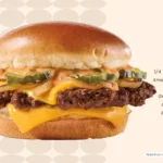 The Classic Smashed Jack cheeseburger from Jack in the Box.