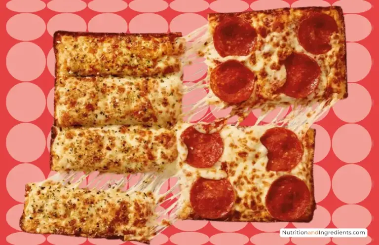 Little Caesar's specialty item pepperoni slices and cheese stix.