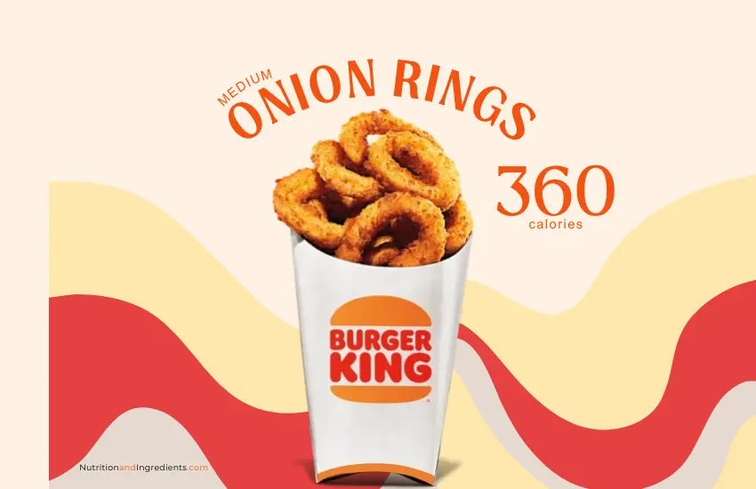 Medium order of Burger King onion rings