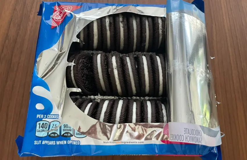 Package of Double Stuf OREO cookies