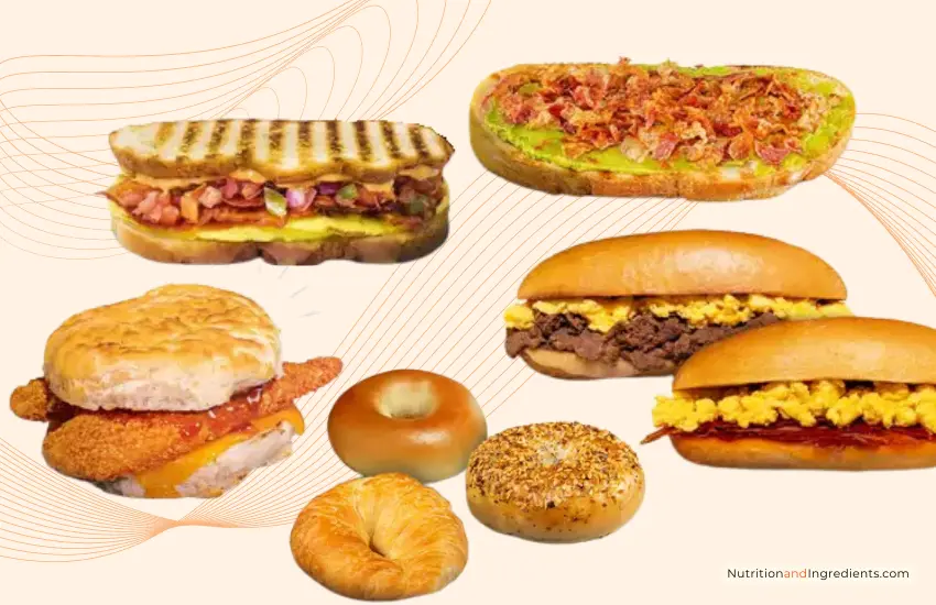 Bagels, sandwiches, toast from WaWa.