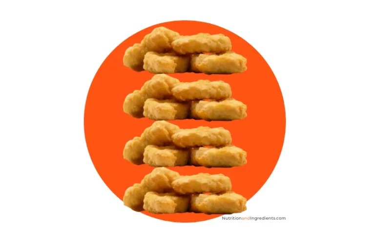 Stacks of chicken nuggets from McDonald's.