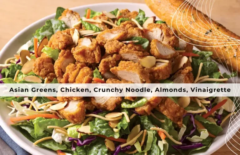 Oriental salad with chicken from Applebee's Grill & Bar.