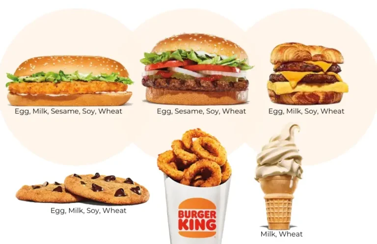 Burgers, onion rings, and vanilla cone from Burger King.