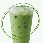 A Starbucks iced matcha green tea latte.