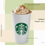 Starbucks hot pumpkin spice latte.