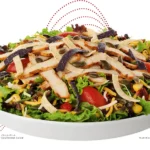 Spicy southwest salad from Chick-fil-A with grilled chicken.