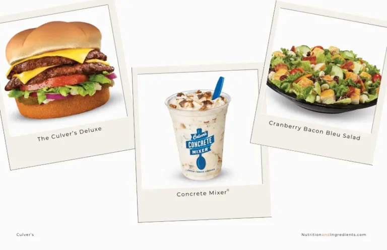 Cheeseburger, salad, and shake from Culver's.