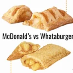 Comparison of apple pies from McDonald's and Whataburger