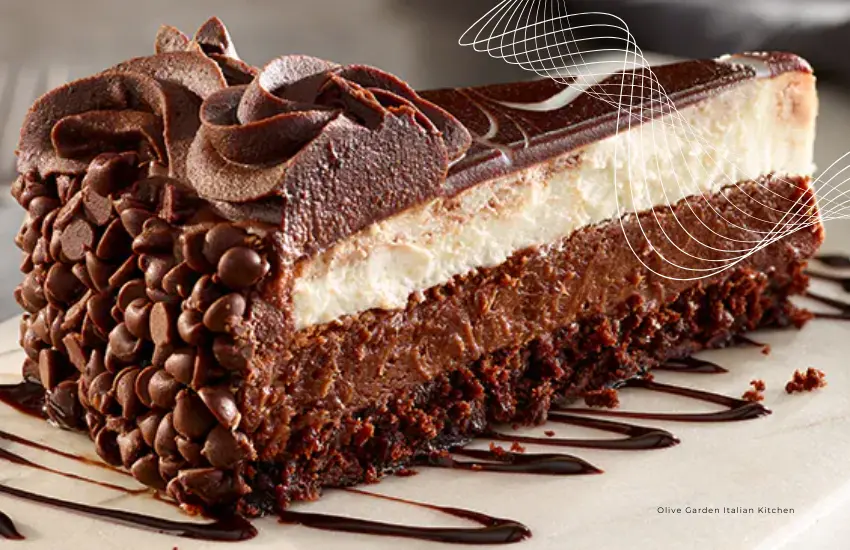 Olive Garden chocolate mousse cake.