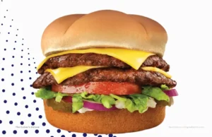 Culver's double patty cheeseburger