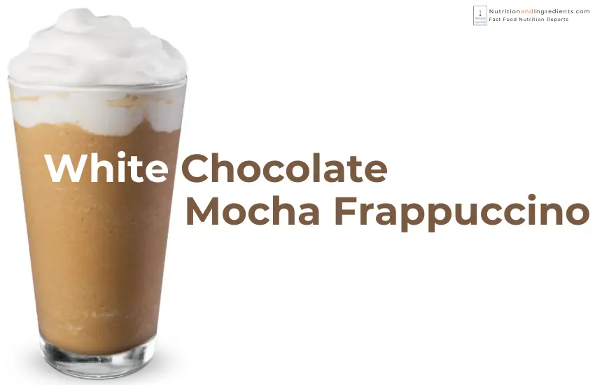 Starbucks White Chocolate Mocha Frappuccino