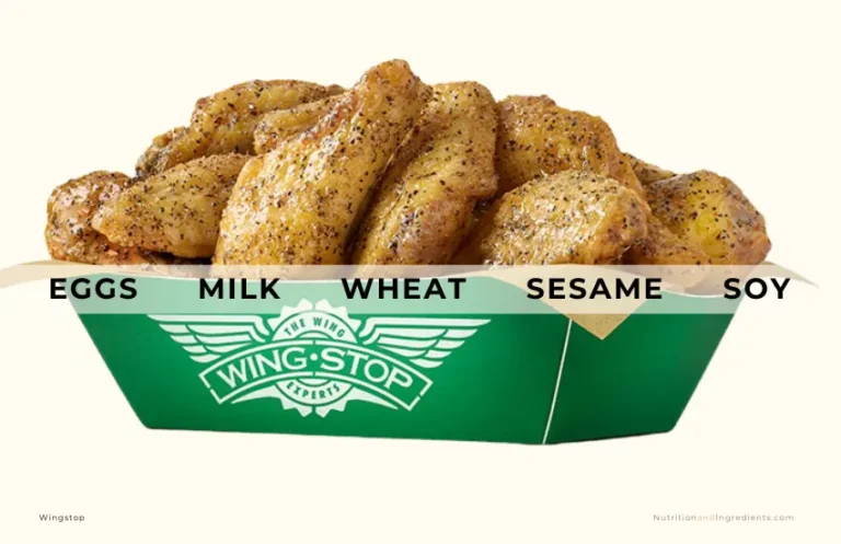 Order of lemon pepper chicken wings from Wingstop.